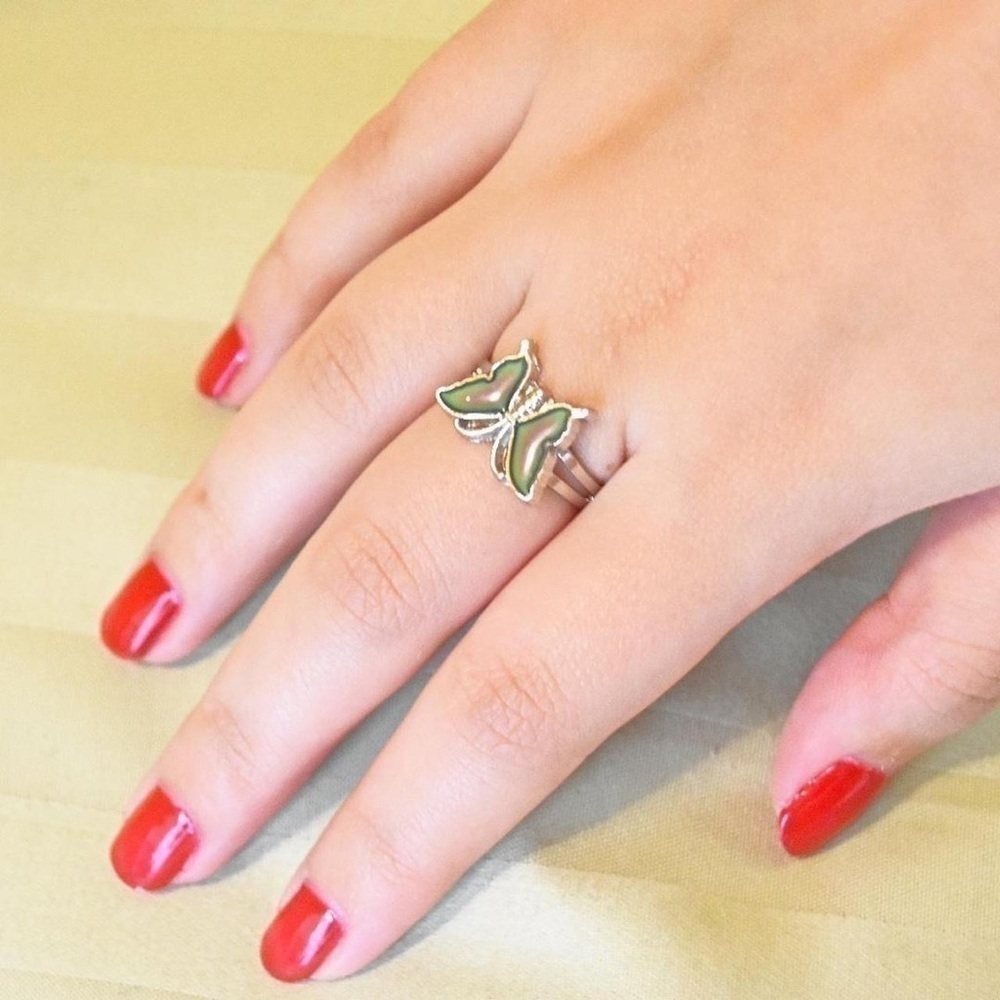 Butterfly Moon Ring - Picture 3 of 4